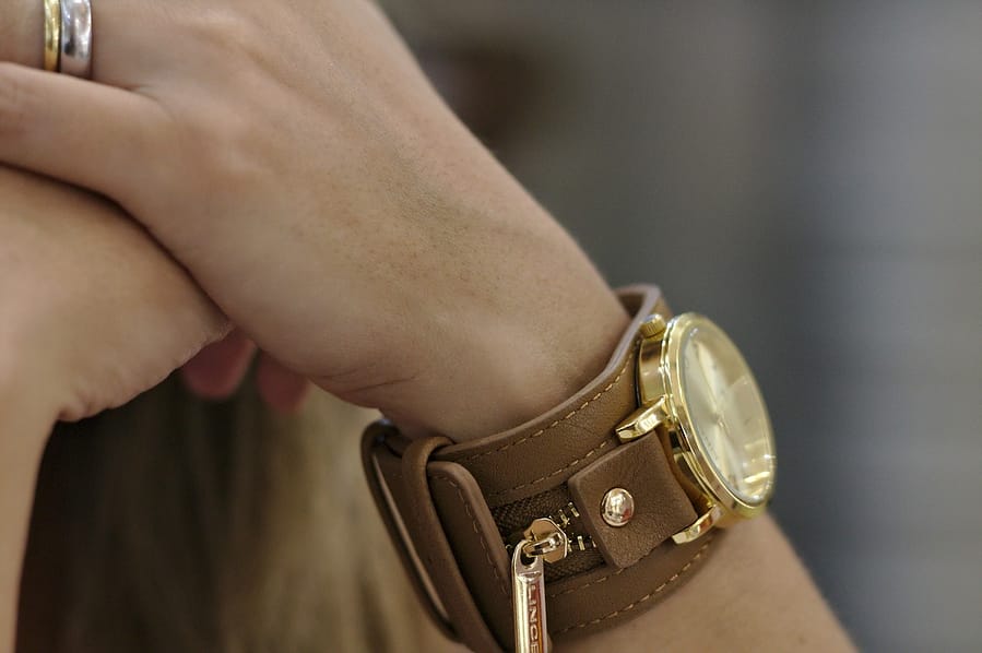 gold-plated watch